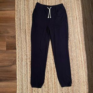 Lou & Grey Navy Sweatpants Sz Small - Navy